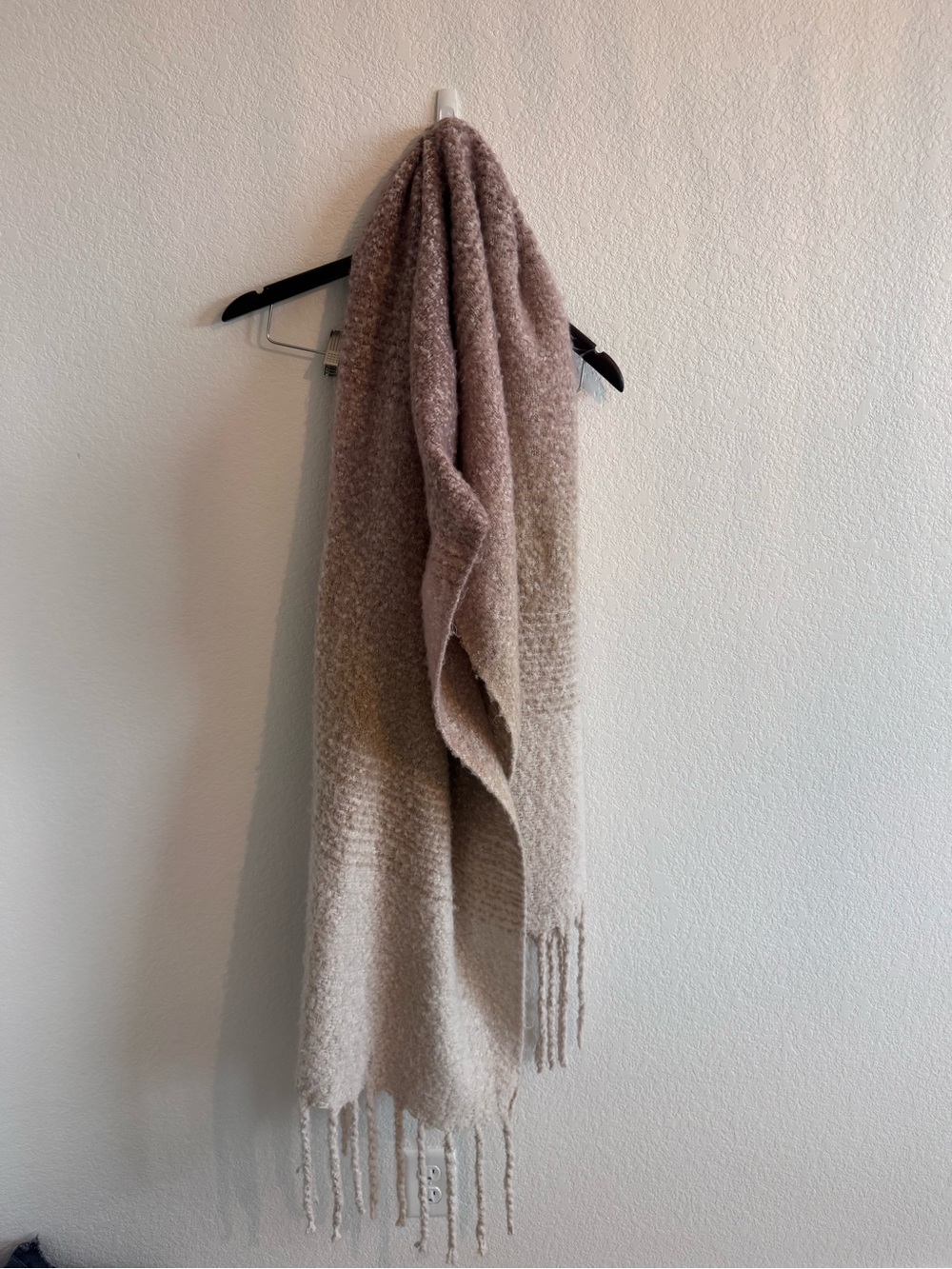 Cozy Ombre Taupe scarf